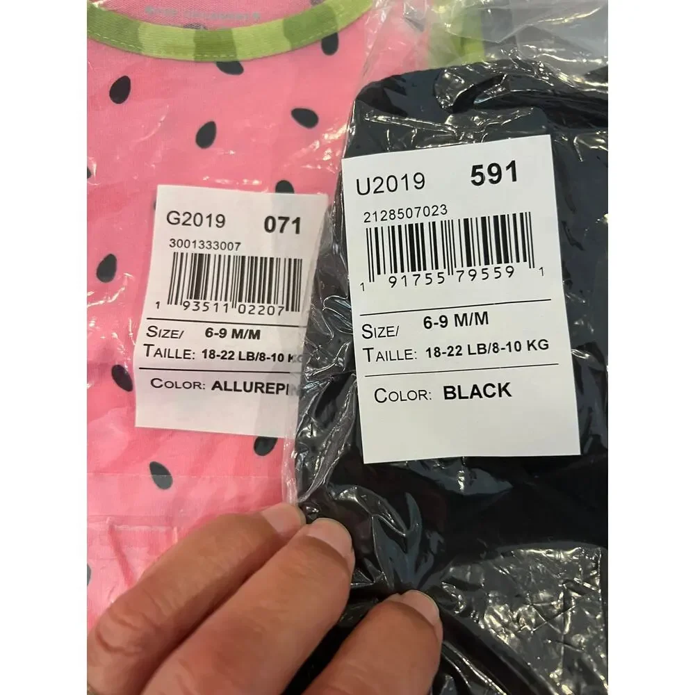 NWT Children's Place Pink Watermelon Tank & Black Short Outfit